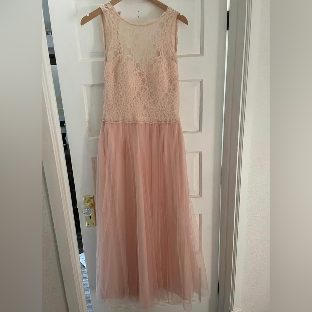 Blush bridesmaid dress / formal dress